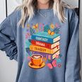 Fantasy Drama Tragedy Books Subtle Anti-Trump Comfort Colors Sweatshirt Denim