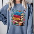 Fantasy Drama Tragedy Books Subtle Reader Librarian Flower Comfort Colors Sweatshirt Denim Fantasy Drama Tragedy Books Subtle Reader Librarian Flower Comfort Colors Sweatshirt Denim