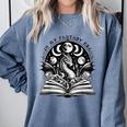 In My Fantasy Era Reading Fantasy Books Halloween Bookish Comfort Colors Sweatshirt Denim