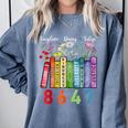 Floral Foxglove Daisy Tulip 8647 Books Lover Blooming Flower Comfort Colors Sweatshirt Denim Floral Foxglove Daisy Tulip 8647 Books Lover Blooming Flower Comfort Colors Sweatshirt Denim