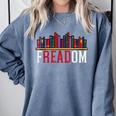 Freadom Shelf Read Reading Book Librarian Men Women Kids Comfort Colors Sweatshirt Denim Freadom Shelf Read Reading Book Librarian Men Women Kids Comfort Colors Sweatshirt Denim
