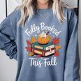 Fully Booked This Fall Comfort Colors Sweatshirt Denim Fully Booked This Fall Comfort Colors Sweatshirt Denim