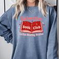 Galentine Book Club Comfort Colors Sweatshirt Denim Galentine Book Club Comfort Colors Sweatshirt Denim
