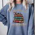 Geek That's What I Do I Read Books Bookworm Book Lover Nerd Comfort Colors Sweatshirt Denim
