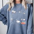 Girl Coquette Bow Just One More Chapter Book Bookish Reading Comfort Colors Sweatshirt Denim Girl Coquette Bow Just One More Chapter Book Bookish Reading Comfort Colors Sweatshirt Denim