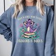 Girls Loves Dragon Books Fantasy Girls Kids Toddler Women Comfort Colors Sweatshirt Denim Girls Loves Dragon Books Fantasy Girls Kids Toddler Women Comfort Colors Sweatshirt Denim