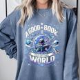 A Good Book Is Out Of This World Shirt Astronaut Reading Comfort Colors Sweatshirt Denim A Good Book Is Out Of This World Shirt Astronaut Reading Comfort Colors Sweatshirt Denim