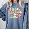 Groovy In My Reading Era Read Book Reader Reading Comfort Colors Sweatshirt Denim Groovy In My Reading Era Read Book Reader Reading Comfort Colors Sweatshirt Denim
