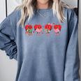 Heart Reading Books Valentine Teacher Library Book Lover Comfort Colors Sweatshirt Denim Heart Reading Books Valentine Teacher Library Book Lover Comfort Colors Sweatshirt Denim