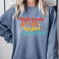 High Lords & Wing Leaders Book Club Book Club Comfort Colors Sweatshirt Denim High Lords & Wing Leaders Book Club Book Club Comfort Colors Sweatshirt Denim