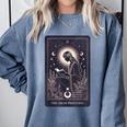 High Priestess Tarot Art Celestial Mystic Book Lover Comfort Colors Sweatshirt Denim High Priestess Tarot Art Celestial Mystic Book Lover Comfort Colors Sweatshirt Denim
