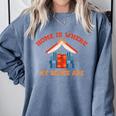 Home Is Where My Books Are Comfort Colors Sweatshirt Denim