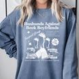 Husbands Against Book Boyfriends Book Boyfriends Club Comfort Colors Sweatshirt Denim