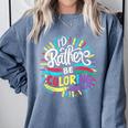 I'd Rather Be Coloring Books Color Drawing Book Comfort Colors Sweatshirt Denim I'd Rather Be Coloring Books Color Drawing Book Comfort Colors Sweatshirt Denim