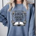 I'm Writing Someone’s Future Favorite Book How Cool Is That Comfort Colors Sweatshirt Denim