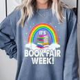 It's Book Fair Week Librarian Library Literacy Reading Comfort Colors Sweatshirt Denim It's Book Fair Week Librarian Library Literacy Reading Comfort Colors Sweatshirt Denim