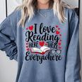 Its A Good Day To Read Book Across America Kids Comfort Colors Sweatshirt Denim