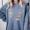 It's A Good Day To Read A Book Books Library Reading Comfort Colors Sweatshirt Denim It's A Good Day To Read A Book Books Library Reading Comfort Colors Sweatshirt Denim