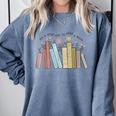 It's a Good Day To Read a Book Comfort Colors Sweatshirt Denim