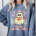 It's A Good Day To Read More Horror Books Halloween Comfort Colors Sweatshirt Denim