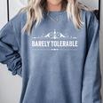 Jane Austens Hardly Bearable Book Quote Comfort Colors Sweatshirt Denim