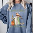 Just a Girl Who Loves Books And Birds Book Reading Bird Love Comfort Colors Sweatshirt Denim Just a Girl Who Loves Books And Birds Book Reading Bird Love Comfort Colors Sweatshirt Denim