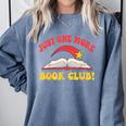 Just One More Book Club Bookish Hippie Comfort Colors Sweatshirt Denim Just One More Book Club Bookish Hippie Comfort Colors Sweatshirt Denim