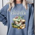 Just One More Chapter Book Lover Comfort Colors Sweatshirt Denim Just One More Chapter Book Lover Comfort Colors Sweatshirt Denim