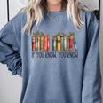 If You Know You Know 6 7 Reading Books Christmas Comfort Colors Sweatshirt Denim If You Know You Know 6 7 Reading Books Christmas Comfort Colors Sweatshirt Denim
