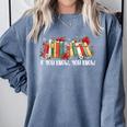 If You Know You Know 6 7 Six Seven Meme Floral Book Lover Comfort Colors Sweatshirt Denim If You Know You Know 6 7 Six Seven Meme Floral Book Lover Comfort Colors Sweatshirt Denim