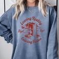 Leaving Reality Entering Fiction Book Lover Comfort Colors Sweatshirt Denim Leaving Reality Entering Fiction Book Lover Comfort Colors Sweatshirt Denim