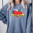 Librarian Library Assistant Libraries Rock Book Lover Comfort Colors Sweatshirt Denim