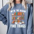 Librarian Reading Books Lover Library Comfort Colors Sweatshirt Denim Librarian Reading Books Lover Library Comfort Colors Sweatshirt Denim