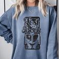 Lost In a Book Comfort Colors Sweatshirt Denim