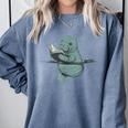 Manatee Reading Book Bookworm Manatees Ocean Animal Lover Comfort Colors Sweatshirt Denim Manatee Reading Book Bookworm Manatees Ocean Animal Lover Comfort Colors Sweatshirt Denim