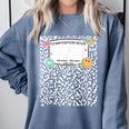 Matching Group Halloween Teacher Composition Book Notebook Comfort Colors Sweatshirt Denim