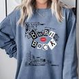Mean Girls Burn Book Cover Art Comfort Colors Sweatshirt Denim Mean Girls Burn Book Cover Art Comfort Colors Sweatshirt Denim