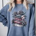 Morally Grey Book Club Floral Book Lover Graphic Comfort Colors Sweatshirt Denim Morally Grey Book Club Floral Book Lover Graphic Comfort Colors Sweatshirt Denim