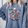 Morally Grey Skeleton Reading Smut Smutty Spicy Books Lover Comfort Colors Sweatshirt Denim Morally Grey Skeleton Reading Smut Smutty Spicy Books Lover Comfort Colors Sweatshirt Denim