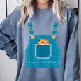 Mouse Halloween Costume Book Cookie Teacher Student Comfort Colors Sweatshirt Denim