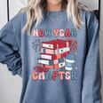 New Year New Chapter Happy New Year 2025 Book Lover Comfort Colors Sweatshirt Denim New Year New Chapter Happy New Year 2025 Book Lover Comfort Colors Sweatshirt Denim