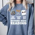 Nothing Beats Reading Bookworm Librarian Book Nerd Comfort Colors Sweatshirt Denim Nothing Beats Reading Bookworm Librarian Book Nerd Comfort Colors Sweatshirt Denim
