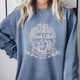 Obstinate Headstrong Girls Book Club Jane Austen Comfort Colors Sweatshirt Denim