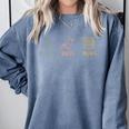 Plants Birds Books Lover Bird Watching Outfit For Bird Nerd Comfort Colors Sweatshirt Denim