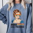 Pride And Prejudice Book Jane Austen Merch LGBTQ Comfort Colors Sweatshirt Denim