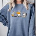 Raccoons Reading Books Raccoon Bookish Bookworm Raccoon Book Comfort Colors Sweatshirt Denim