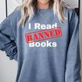 I Read Banned Books Censored Red Stamp Reading Librarian Comfort Colors Sweatshirt Denim I Read Banned Books Censored Red Stamp Reading Librarian Comfort Colors Sweatshirt Denim