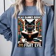 Read Banned Books Drink Coffee Fight Evil Book Reader Lovers Comfort Colors Sweatshirt Denim Read Banned Books Drink Coffee Fight Evil Book Reader Lovers Comfort Colors Sweatshirt Denim