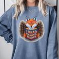 I Read Banned Books Sly Fox Reading Books Comfort Colors Sweatshirt Denim I Read Banned Books Sly Fox Reading Books Comfort Colors Sweatshirt Denim