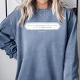 Must Read Book Quote Dubliners James Joyce Comfort Colors Sweatshirt Denim
